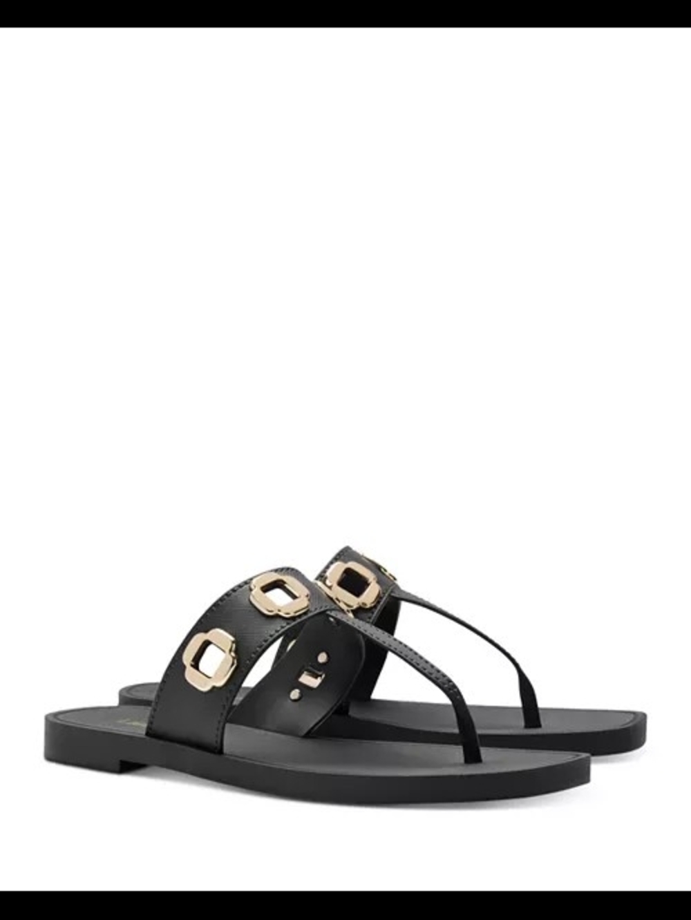 Larroudé Women's Milan Grommet Thong Jelly Sandals, Size 8/9